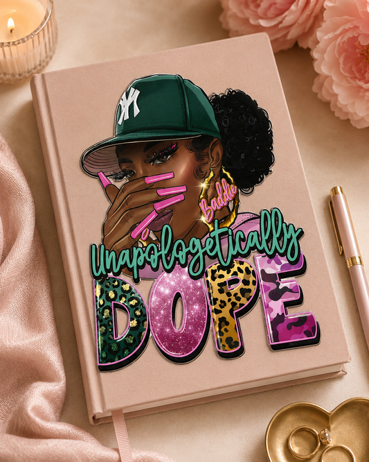 Unapologetically Dope UVDTF Decal