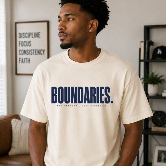 BOUNDARIES. | Not Personal. Just Necessary. Unisex Graphic Tee