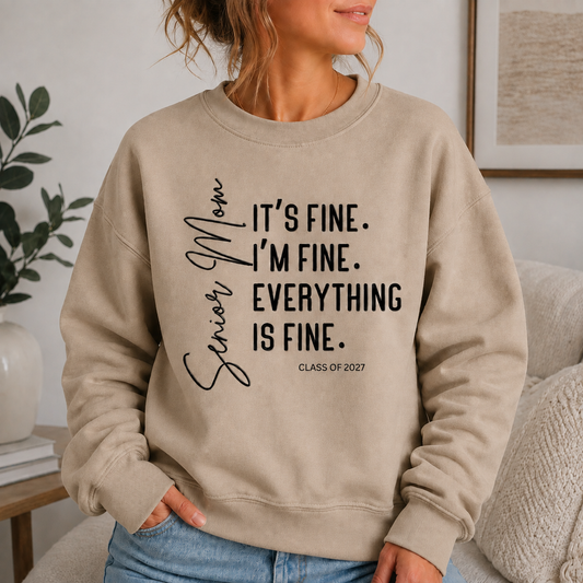 Senior Mom Class of 2027 Crewneck