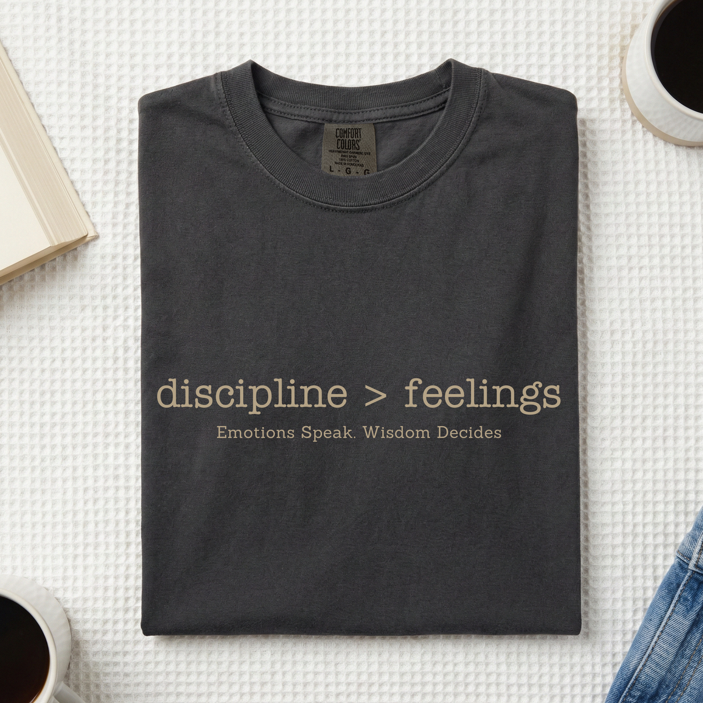 Discipline Over Feelings Tee