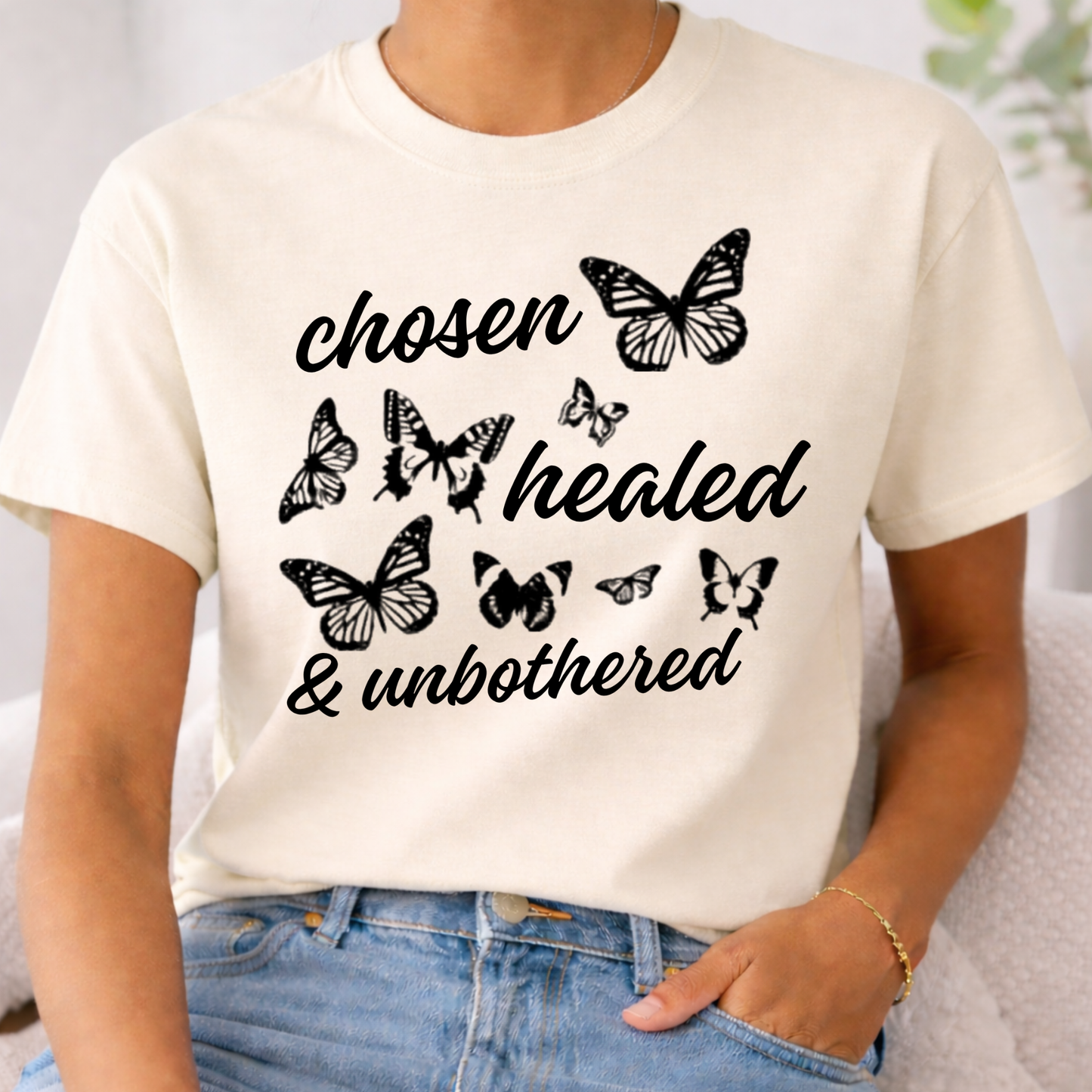 Chosen, Healed & Unbothered Tee
