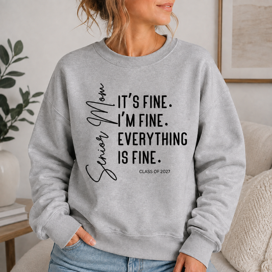 Senior Mom Class of 2027 Crewneck
