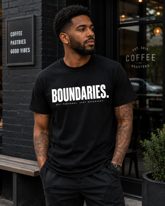 BOUNDARIES. | Not Personal. Just Necessary. Unisex Graphic Tee