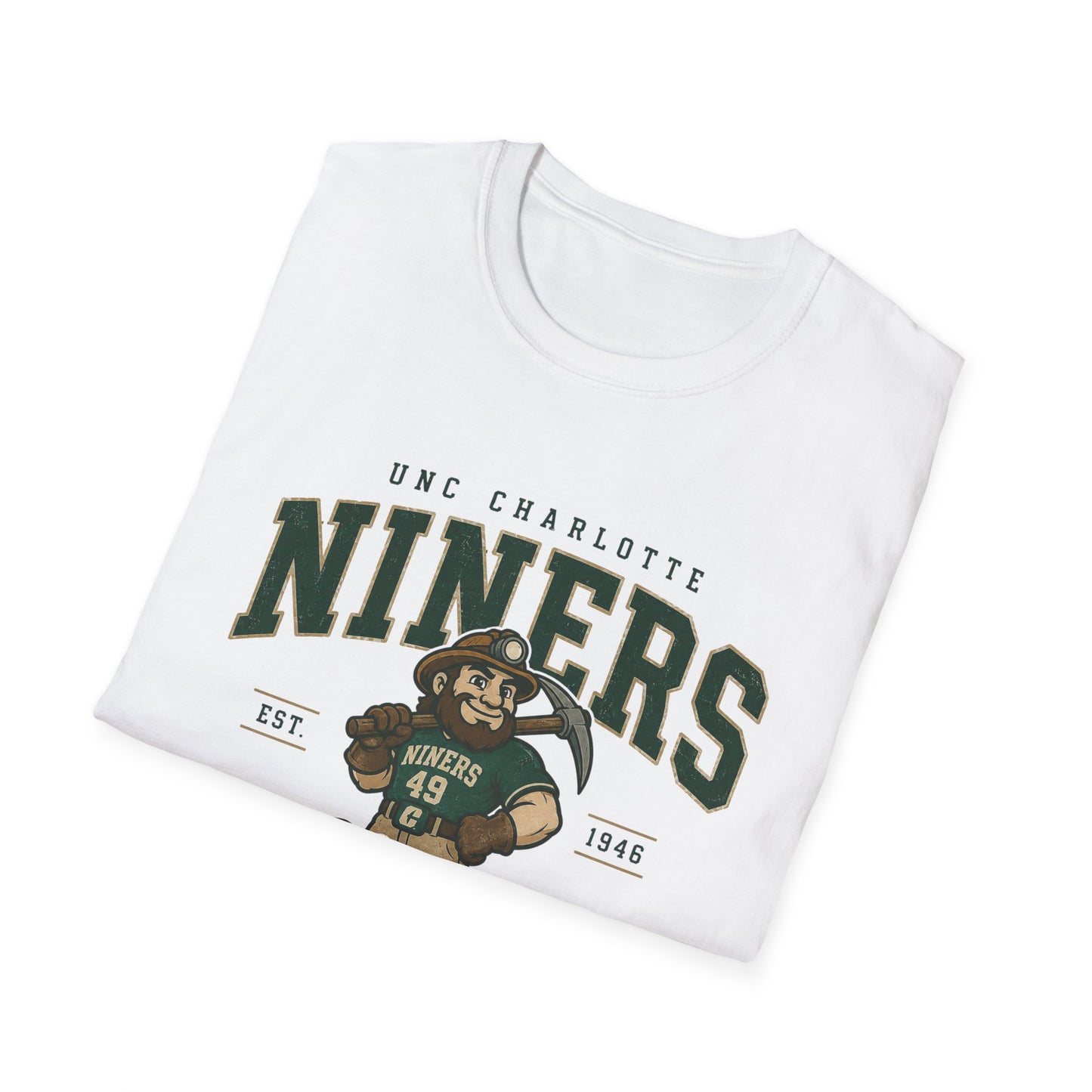 Charlotte Niners Vintage Collegiate Tee