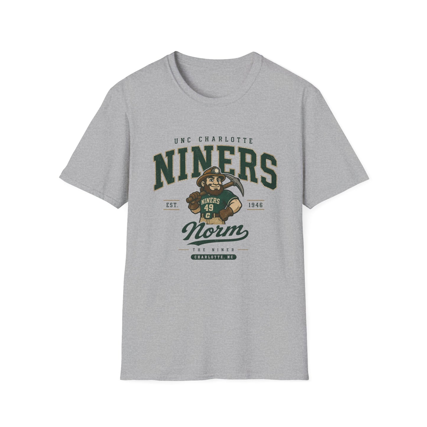 Charlotte Niners Vintage Collegiate Tee